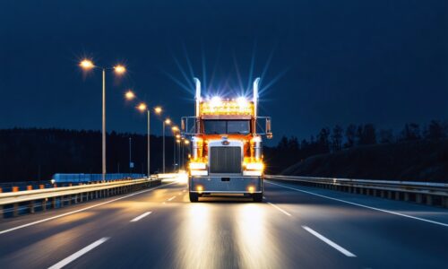 So steigern LKW-Fahrer ihre Sicherheit: Rechtliche Tipps zur Zusatzbeleuchtung im Dunkeln